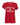 CAMISETA CASUAL NOX LETRAS MUJER ROJO XS