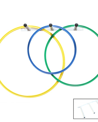 SOPORTE METÁLICO PARA AROS Y CUERDAS MODELO III 1