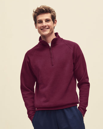 SUDADERA FRUIT OF THE LOOM CLASSIC ZIP NECK ADULTO 2