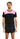 CAMISETA MANGA CORTA BOOM RUNAWAY JIM HOMBRE NEGRO/FUCSIA VIGORÉ XXL