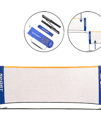 SET MINITENIS/MINIBADMINTON METÁLICO 1