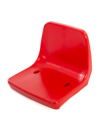 ASIENTO PVC CON RESPALDO ROJO 2