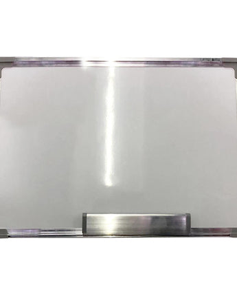 PIZARRA MAGNÉTICA NEUTRA CERCO DE ALUMINIO 60X90CM CON SOPORTE 1