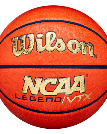 BALÓN BALONCESTO WILSON NCAA LEGEND VTX BSKT ORANGE/GOLD TALLA 7 1