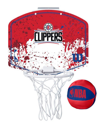 SET MINICANASTA WILSON NBA TEAM MINI HOOP CLIPPERS 1