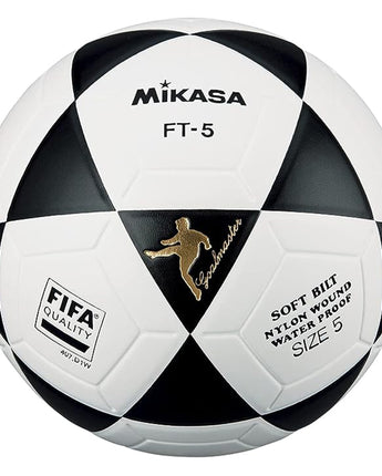 BALÓN FÚTBOL 11 MIKASA FT-5 CUERO SINTÉTICO TERMOSOLDADO 1