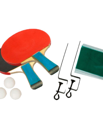 JUEGO RAQUETAS DE TENIS DE MESA CON 3 PELOTAS, SOPORTE Y RED SOFTEE URANUS 1