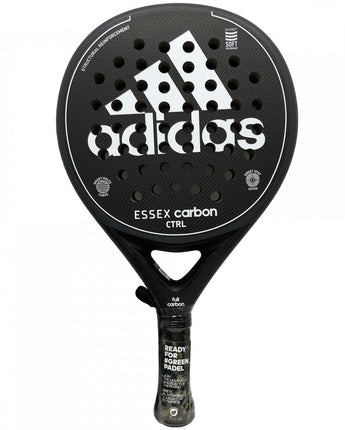 PALA PÁDEL ADIDAS ESSEX CTRL BLACK WHITE 1