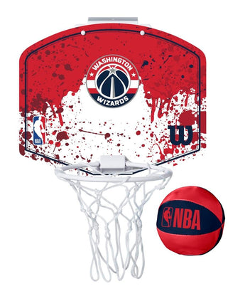 SET MINICANASTA WILSON TEAM MINI HOOP NBA WIZARDS UNICA