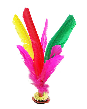 LOTE 5 INDIAKAS FÚTBOL PLUMA 21CM 1