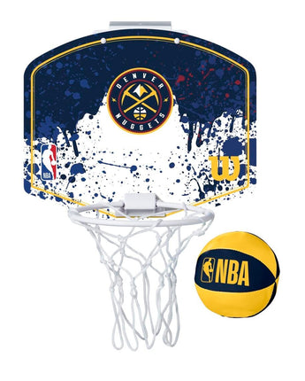 SET MINICANASTA WILSON TEAM MINI HOOP NBA NUGGETS 1