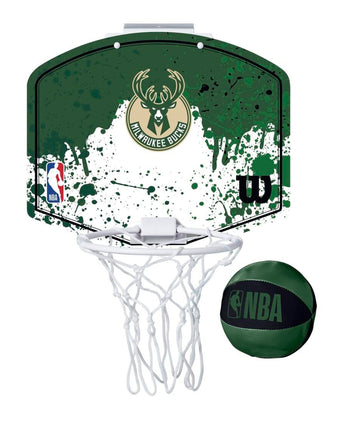 SET MINICANASTA WILSON NBA TEAM MINI HOOP BUCKS 1