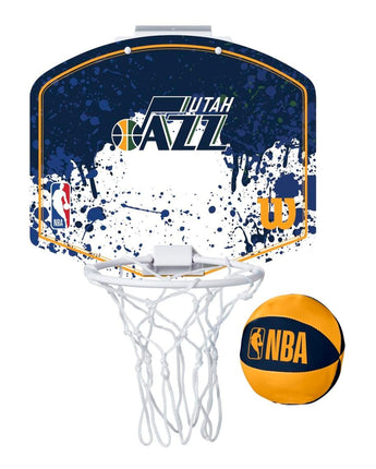 SET MINICANASTA WILSON NBA TEAM MINI HOOP JAZZ 1