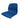 ASIENTO PVC CON RESPALDO SPARK CR M4 AZUL 1