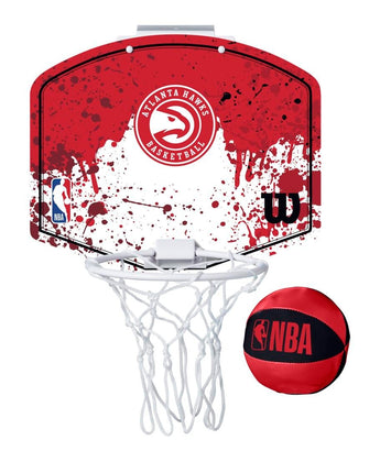 SET MINICANASTA WILSON NBA TEAM MINI HOOP HAWKS UNICA