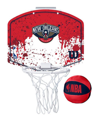 SET MINICANASTA WILSON TEAM MINI HOOP NBA PELICANS UNICA