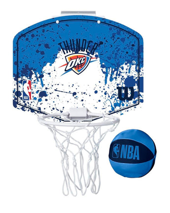 SET MINICANASTA WILSON TEAM MINI HOOP NBA THUNDER UNICA