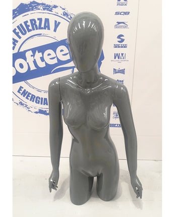 MANIQUÍ MUJER TORSO 1.0 GRIS 1