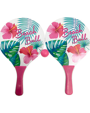 JUEGO PALAS PLAYA BEACH BALL FLOWER UNICA