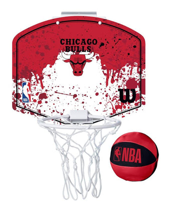 SET MINICANASTA WILSON NBA TEAM MINI HOOP BULLS 1