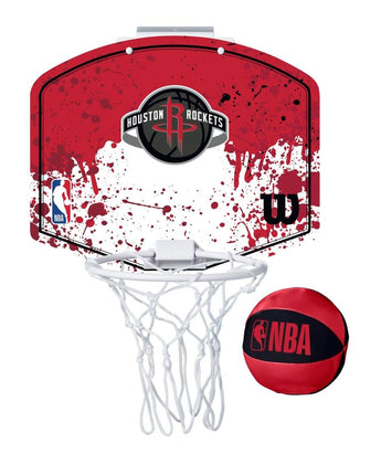 SET MINICANASTA WILSON TEAM MINI HOOP NBA ROCKETS UNICA