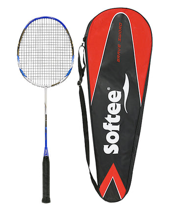 RAQUETA BADMINTON SOFTEE '10K' AZUL/BLANCO 1