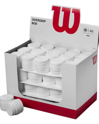 CAJA 60 OVERGRIPS WILSON BLANCO PRO 1