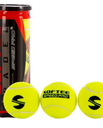 BOTE 3 PELOTAS PADEL SOFTEE SPEED PRO 1