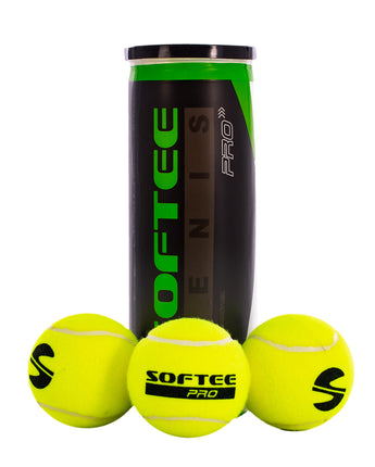 BOTE 3 PELOTAS TENIS SOFTEE PRO 2